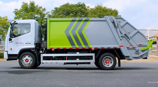 Véhicule à énergie nouvelle d'approvisionnement d'usine avec camion à ordures électrique à vendre